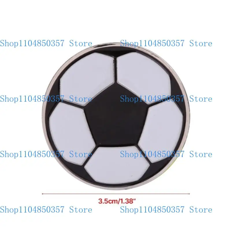 5ASD Football Refinee Juez monedas fútbol Coin Pick Side Soccer Coin