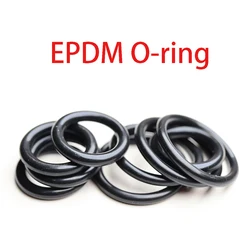 Black O-ring EPDM Rubber Circular O-ring Corrosion-resistant And Oil Resistant Gasket CS 2.65mm Inner Diameter 5.3mm-200mm