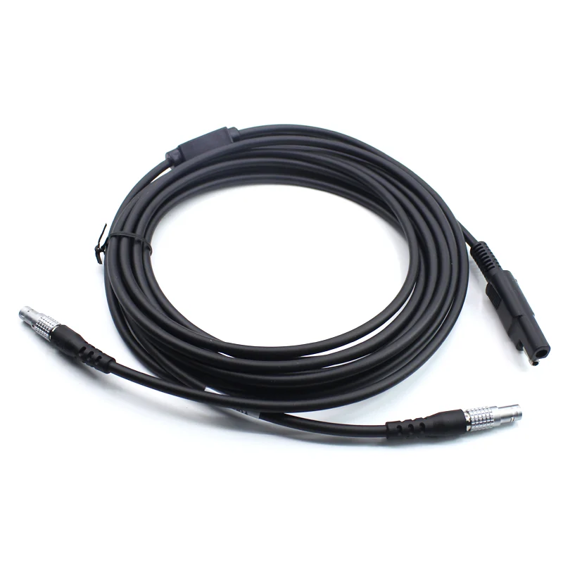 CHCNA Cable A00909A for Connect CHC Total Station to DL5 radio + SAE Data Cable A00909A 5M 7pin-5pin-SAE Multifunctional cable