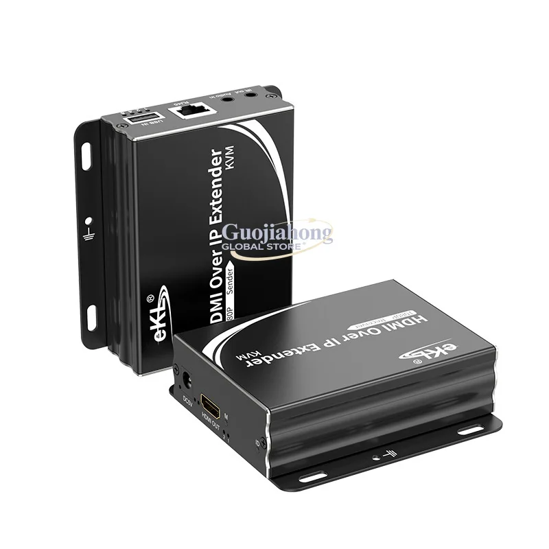 

eKL-HU150 high definition 1080P HD&MI KVM extender 200 meters, support 1 to 1 to many