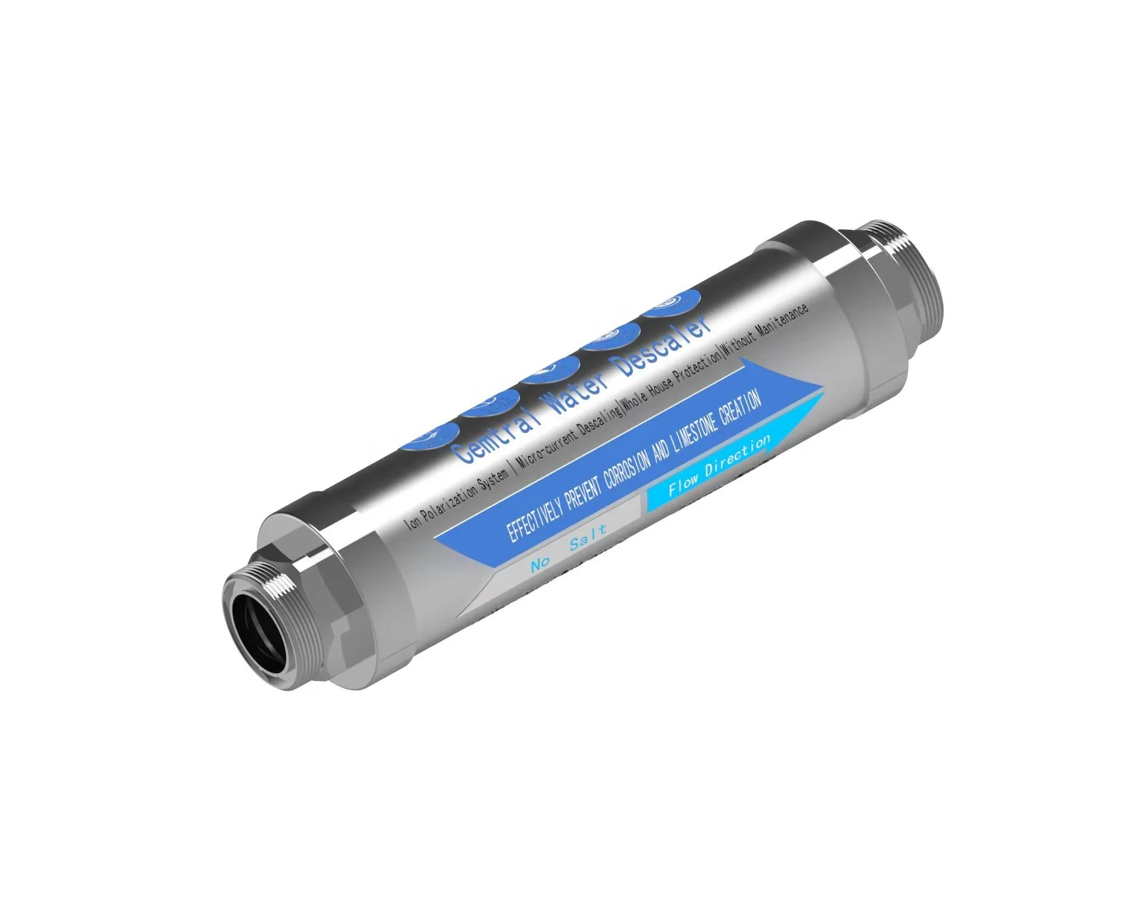 

316 Anti-Scale Stainless Steel Water Descaler Large Flow Central Water Softener for Water Softening