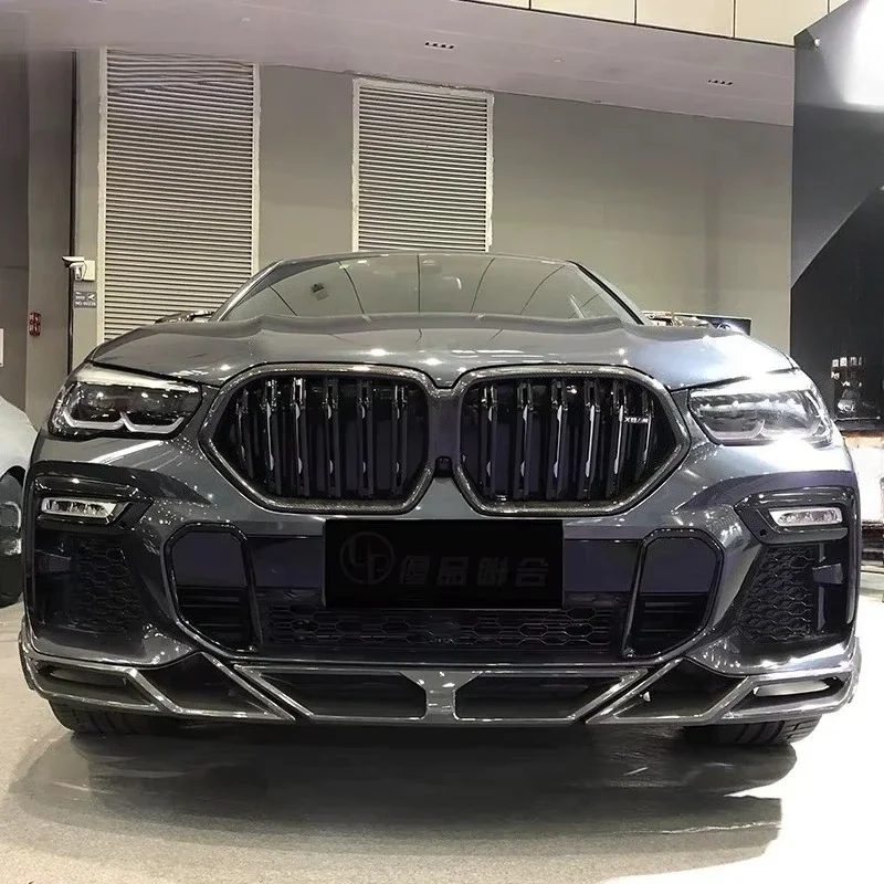 

High Performance Real Carbon Fiber Car Front Lip Front Bumpers For G06 X3 X4 X5 X7