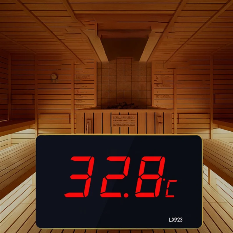 تجمع ميزان الحرارة مع شاشة LED ، مسبار مقاوم للماء ، خزان الأسماك ، في الهواء الطلق درجة الحرارة متر ، الاتحاد الأوروبي التوصيل