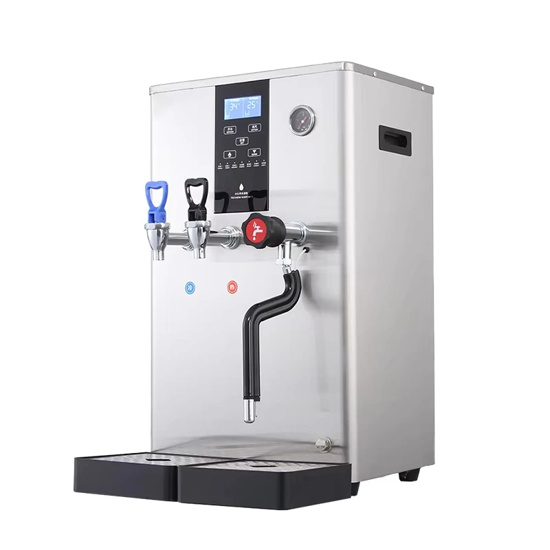 Stainless Steel Semi-automatic Electric Commercial Milk Frother And Steam Engine Coffee Milk Tea Shop Equipment