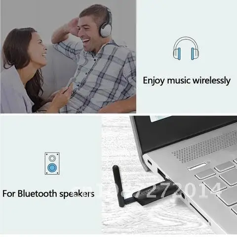 Bluetooth 5.0 Audio Transmitter CSR8675 AptX HD Low Latency 3.5mm AUX USB Dongle Wireless Adapter & Mic for TV PC PS4 Headphones