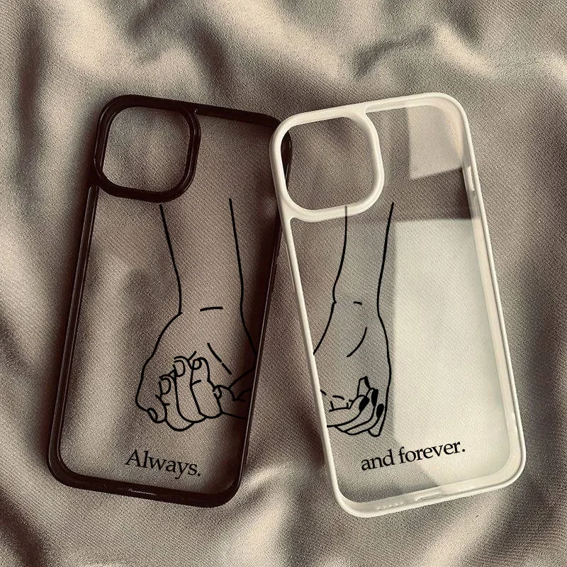 Girls Bff Best Friends Forever Always Phone Case For IPhone 15 14 13 11 Pro XS MAX 16 8 Plus X XR 17 17Air 12 Cute Couples Cover