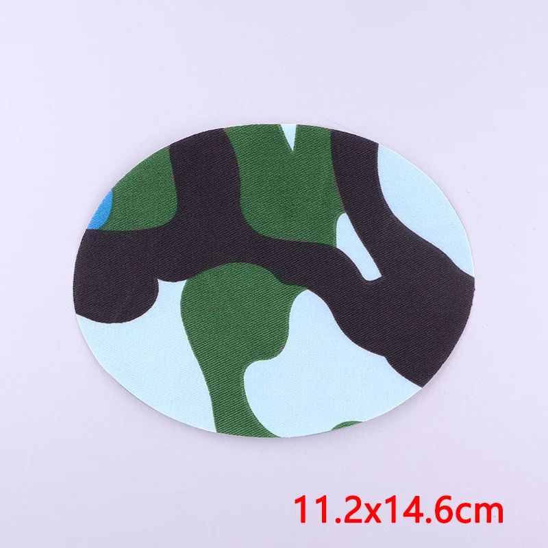 2Pcs 11.2X14.6cm Camouflage Naaien Reparatie Patch Ijzer Op Reparatie Patches Doek Sticker Jassen Decor Sticker Gaten Scheuren Patch Diy