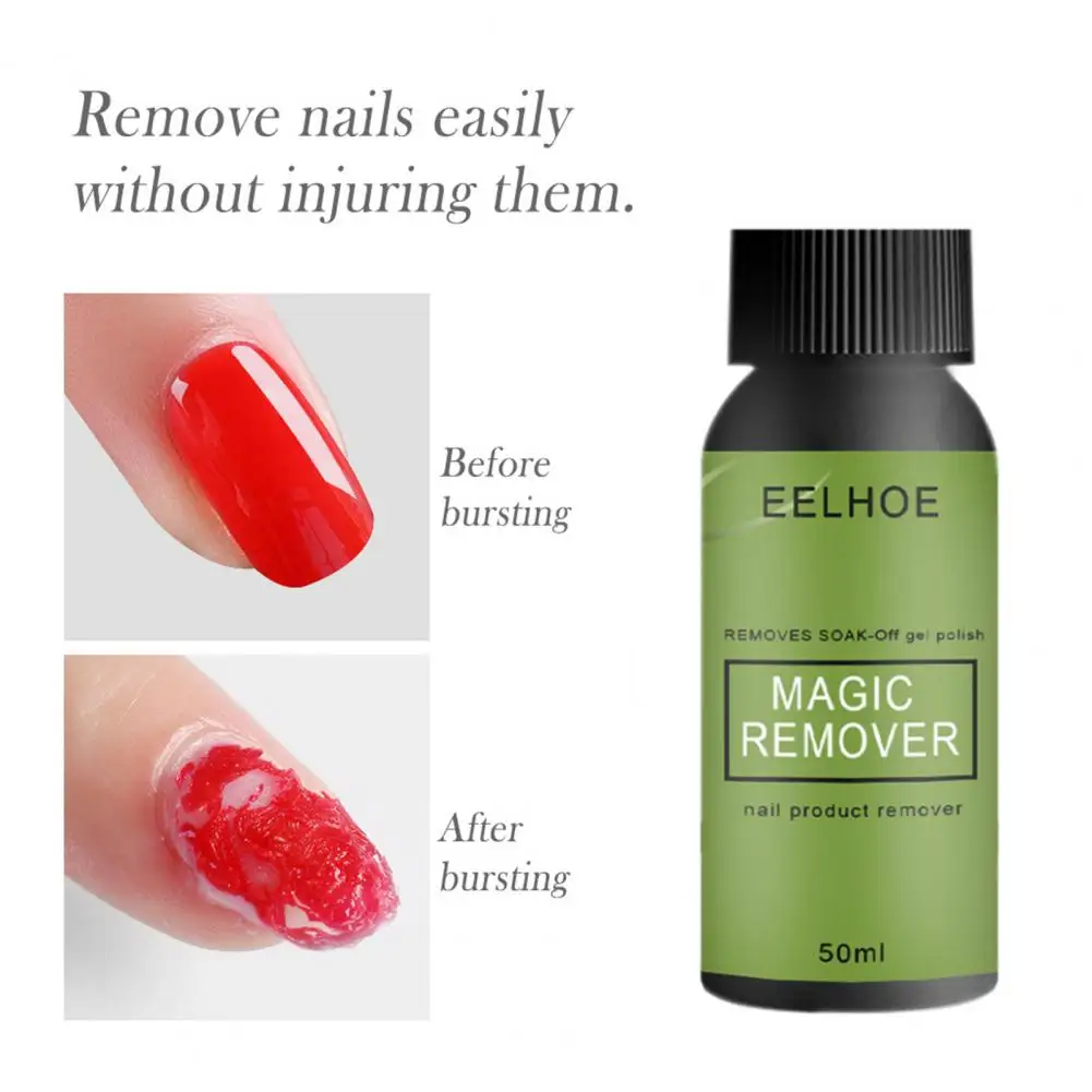 Magic Fast Remover Gel Esmalte, Soak Off Desengordurante para Camada de Manicure, Semi-permanente Nail Art Remoção, UV Limpo