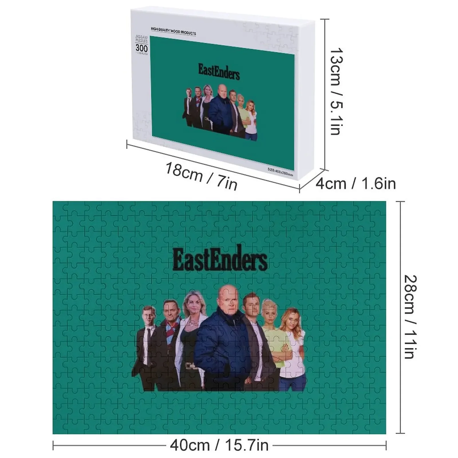 Eastenders a Eastenders a Eastenders Jigsaw Puzzle Foto personalizada Adultos de madera Regalos personalizados Alfândega con foto Puzzle