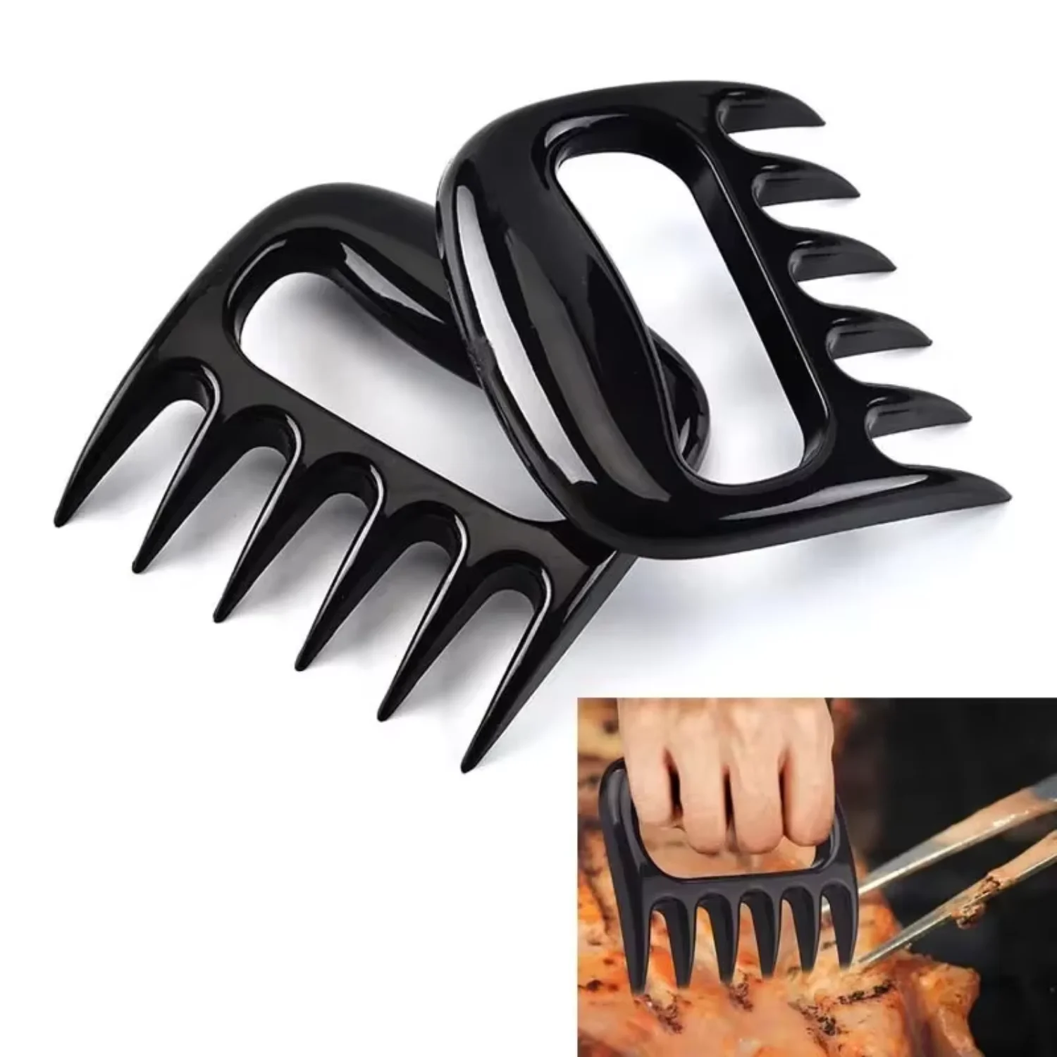 BBQ Accessories Meat Shredder Strong Pulled Pork Puller BBQ Fork  Claw Fruit Vegetable Slicer Cutters Cooking Tools