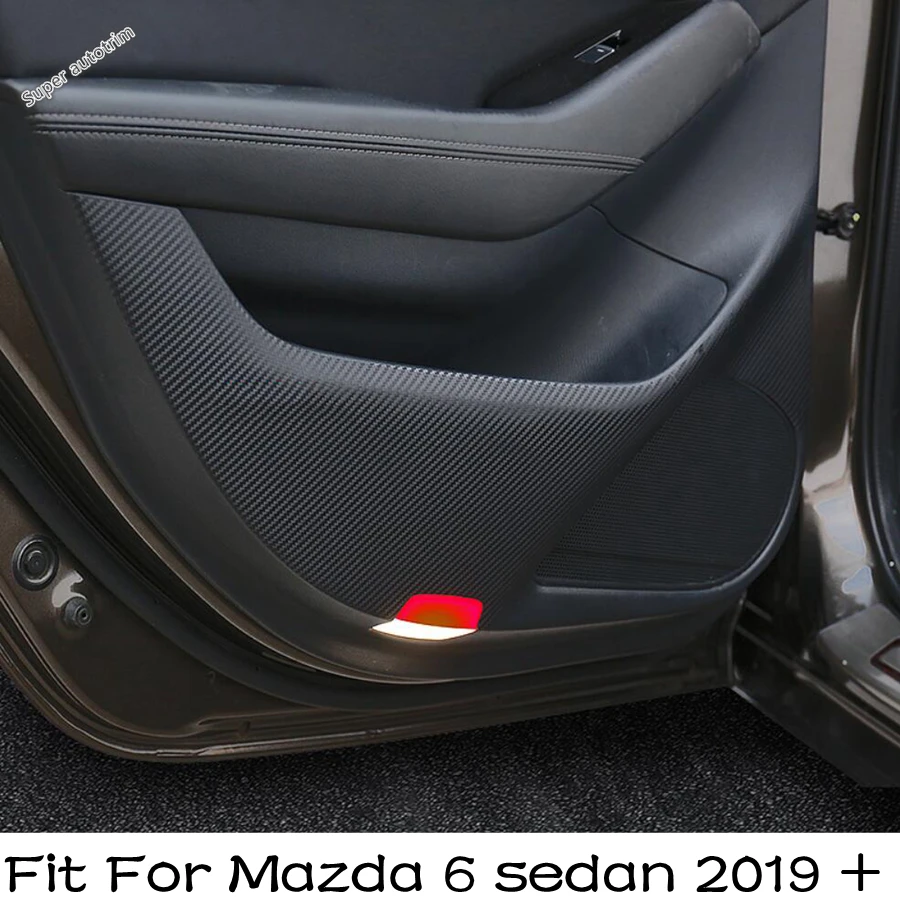 

Interior Modified Accessories Fit For Mazda 6 sedan 2019 - 2024 Car Inner Door Panel Protection Anti-dirty Film Stickers 4PCS