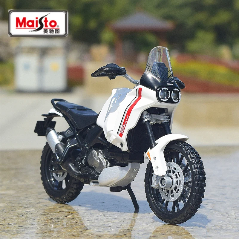 

Модель спортивного мотоцикла Maisto 1:18 Ducati Desert X из сплава, литые металлические игрушки, модель уличного гоночного мотоцикла, имитация, подарок для детей