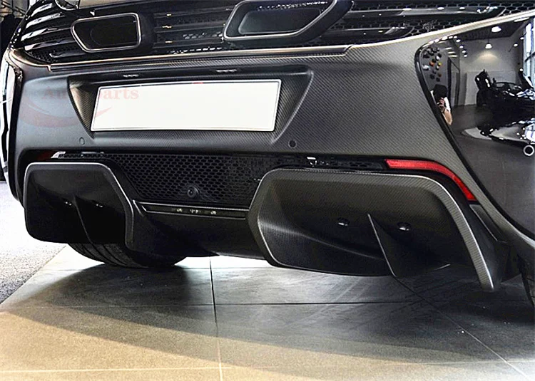 

Высококачественный задний диффузор из сухого карбона в стиле M для McLaren MP4-12C 625c 650S 675lt, комплект обвеса с задней накладкой на бампер