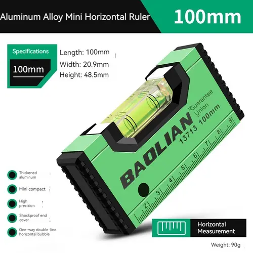 Mini Digital Protractor Angle Finder Inclinometer Electronic Measurement Level Slope Test Ruler Length 100/105mm Aluminum - Image 7