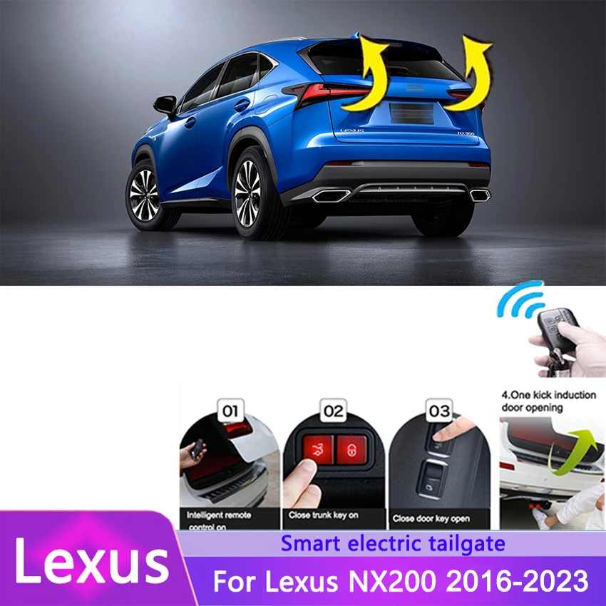 Electric Tailgate Refitted For Lexus NX200 2016-2023 Tail Box Intelligent Electric Gate Door Power Operated Trunk Decoration