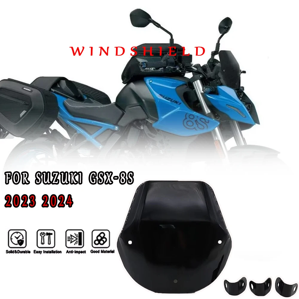 

Suitable for Suzuki GSX-8S GSX 800S GSX S8S GSX8S 2023 2024 Compact Motorcycle Windshield Windshield Sunshade Guide Plate Replac
