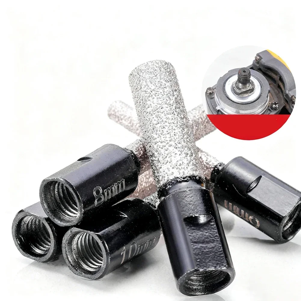Tile Installation Diamond Drill Bit Angle Grinder Accessory Compatible With Inner Hole Grinders No Water Required