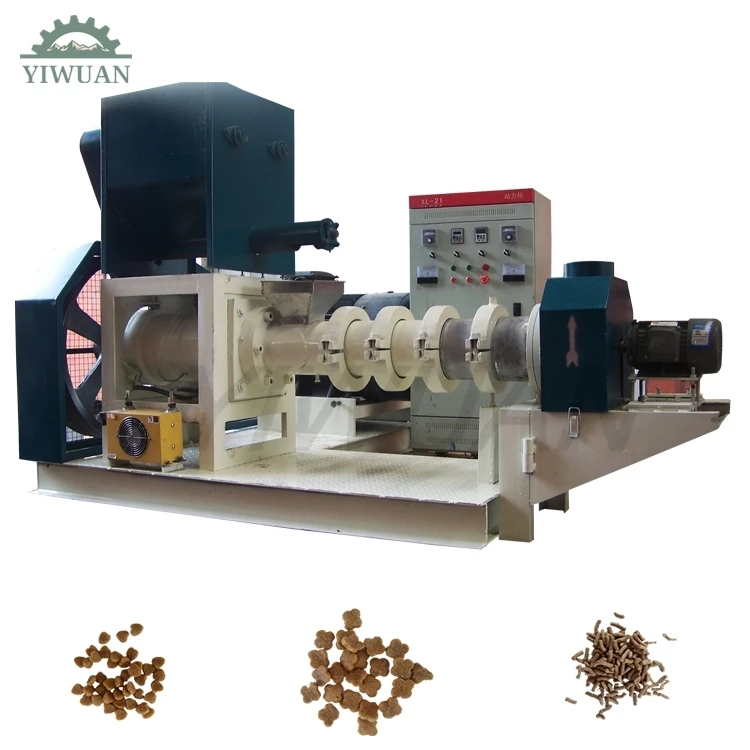 Dog Food Processing Plant Floating Fish Feed Machine Pellet In India