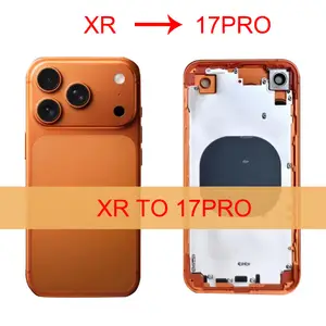 Bilashmart Housing XR Like 17 Pro Rear Battery Midframe Replacement XR Converted to 17 Pro Rear Case iPhone XR to 17 Pro DIY Housing