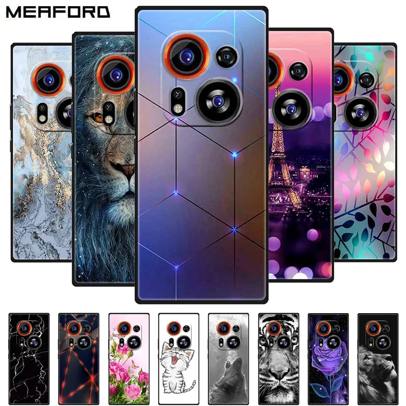 For Tecno Phantom X2 Pro Case PhantomX2 Shockproof Soft silicone TPU Back Cover For Tecno Phantom X2 Pro X2Pro Phone Cases Cute