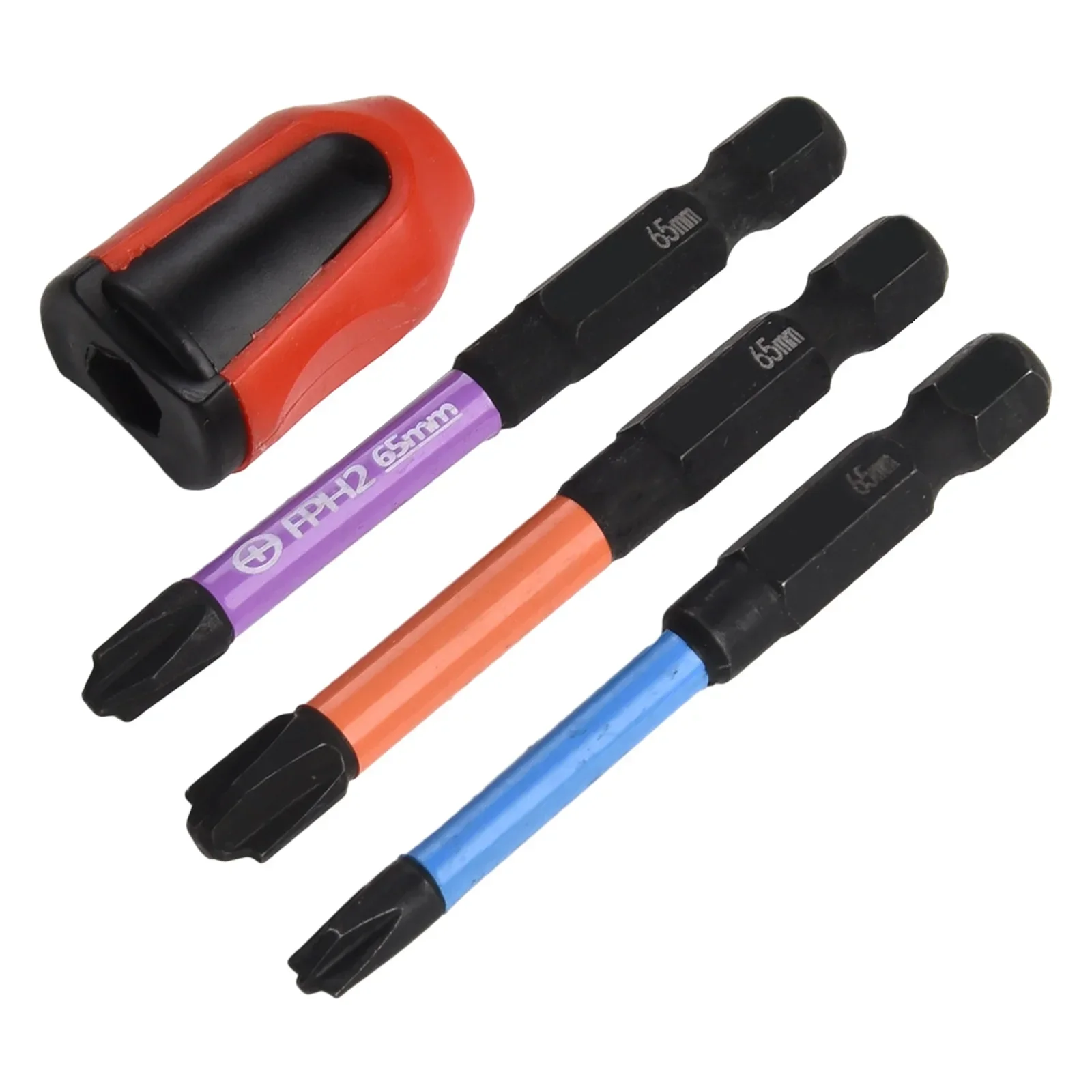 3pcs FPH FPZ Electrician Batch Head Magnetic Special Cross Screwdriver Bit Set For Socket Switch With Magnetic Ring 65mm 110mm