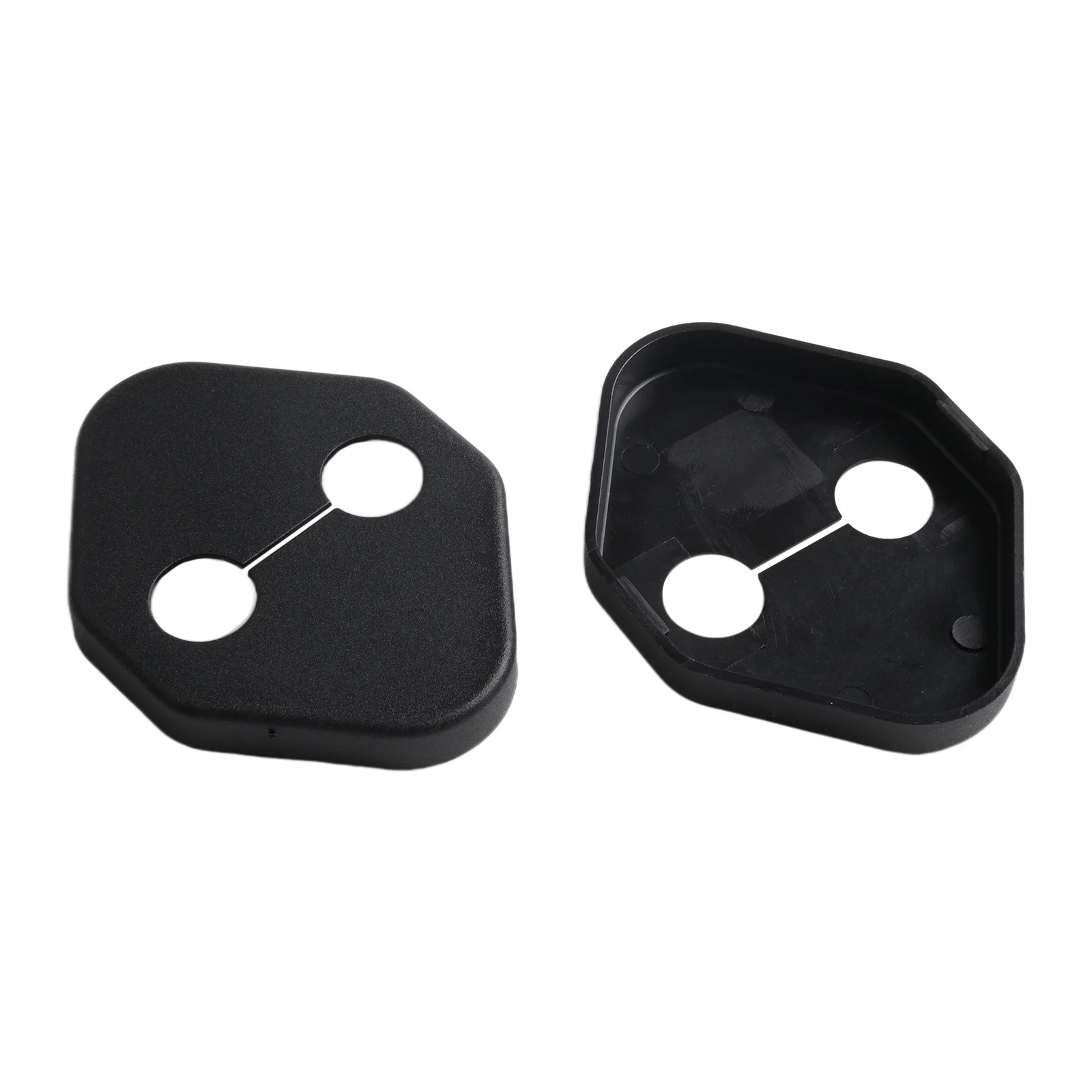 العلامة التجارية الجديدة قفل باب السيارة غطاء حماية باب السيارة تصميم أسود قفل الباب غطاء حماة 5*5*5 8 قطعة شاحنة سيارة #2