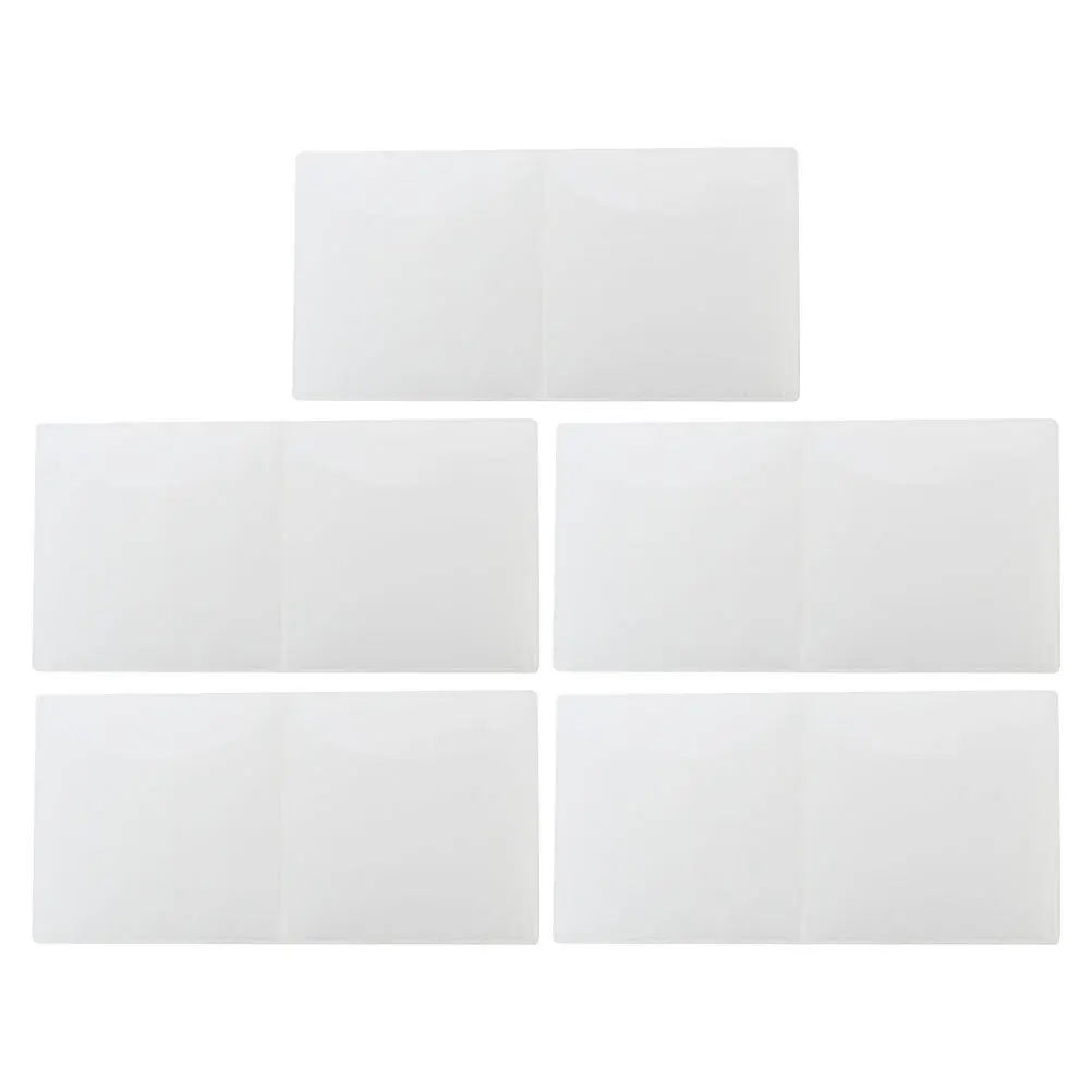 

5Pcs Static Cling Window Stickers Clear Car Film Scratch Resistant Windshield Sticker Holder Parking Permit Pass Display