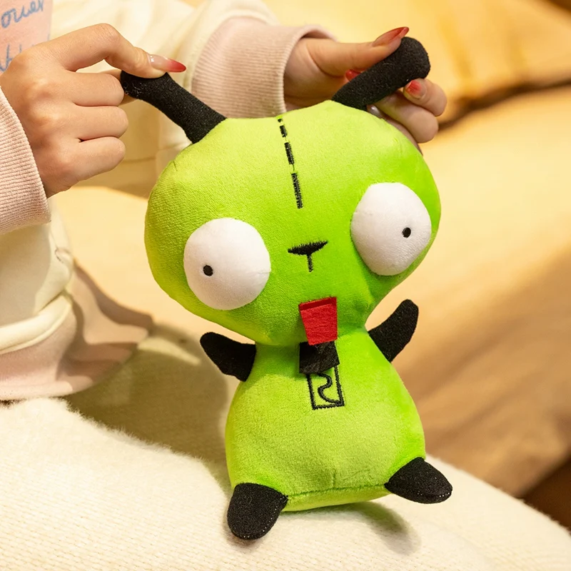 2024 Neue Alien Invader ZIM GIR Hund Plüschfigur Spielzeug Gefüllte Plüsch Grüne Kawaii Puppe Sammlerstück – Detail 9