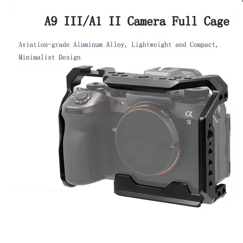 소니 A9III A1 II 카메라 케이지, 마이크로 싱글 사진 풀 케이지, SLR 카메라 사진 확장 Frame-AD03