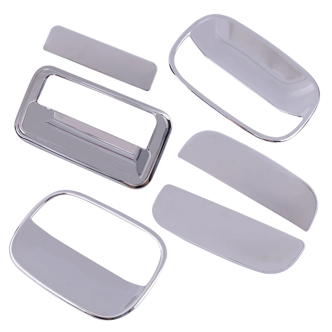 

6pcs Door Handle and Tailgate Handle Cover Bowl Chrome fIt for Suzuki Jimny 2007-2009 2010 2011 2012 2013 2014 2015 2016 2017