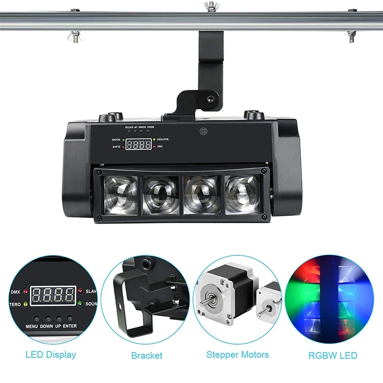 大型ミニスパイダーDipper-LM30A x 3w rgbw,クラブ用,dmx 512,ムービングヘッド,ウォッシュライト,バー,ディスコdj照明