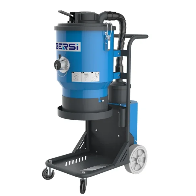 Professional Hepa Industrial Vacuum Cleaner Machine Dry Concrete Floor Dust Extractor Vacuum Cement Cyclone Collector 3hp