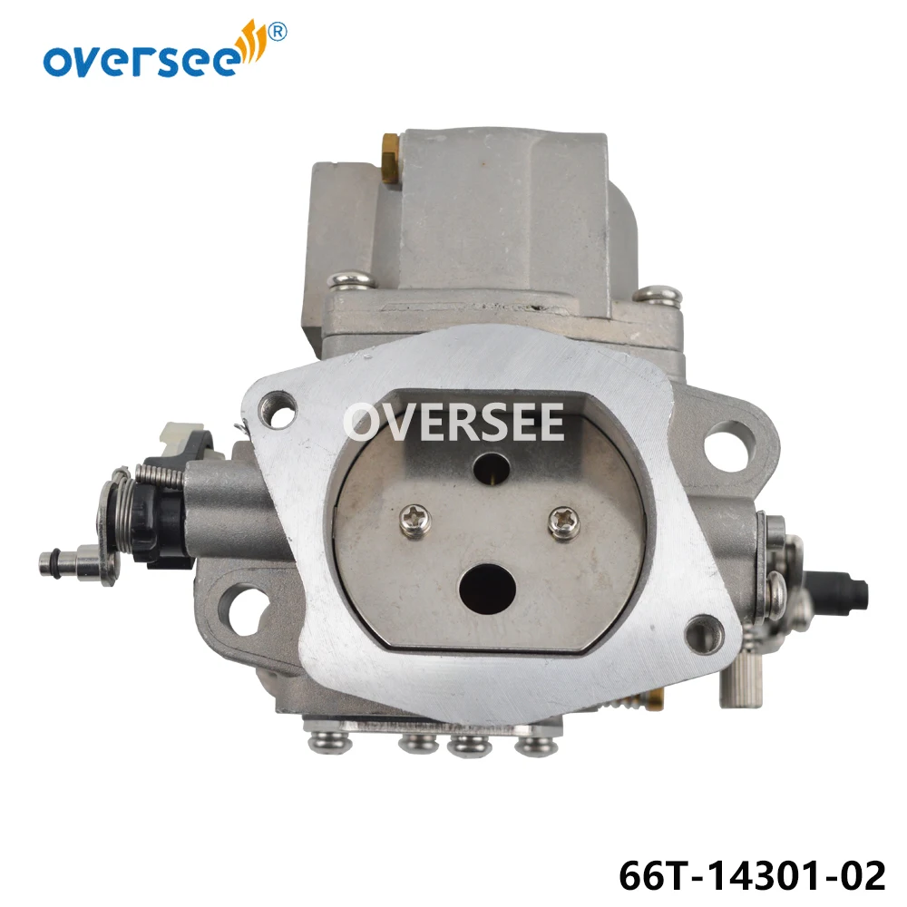 66T-14301-02 66T-14301 Carburetor Carb Assy For Yamaha Outboard Motor 2 Stroke 40HP 40X E40X 40XMH 66T1430102 New Model
