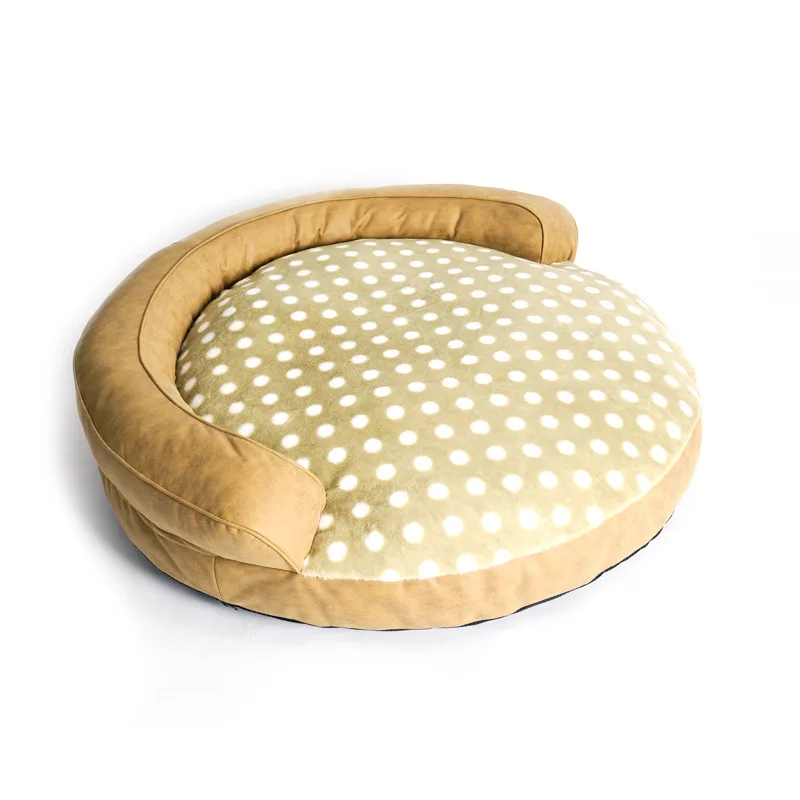 

Dog Bed for Large Breeds - Thickened Plush Orthopedic Pet Sofa with Removable Cover, Insulated Dog Bed for Golden Retrievers