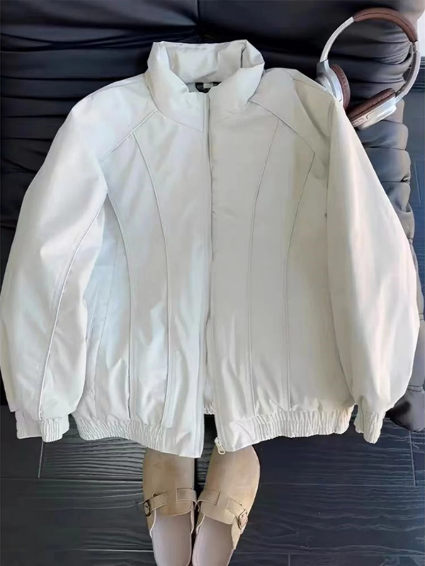 

Американская повседневная утепленная хлопковая куртка для активного отдыха, свободного кроя, теплая, однотонная, износостойкая, для работы на улице