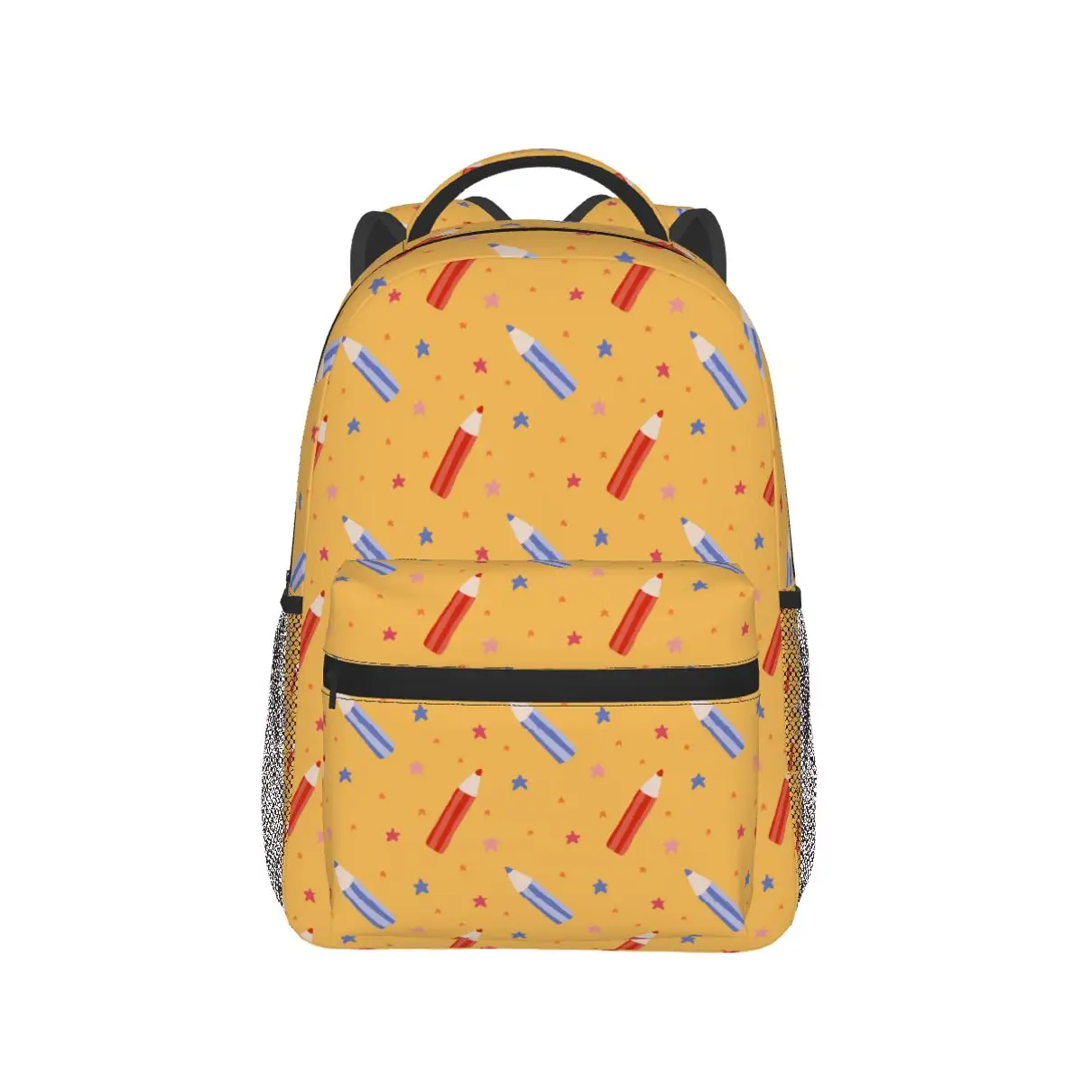 

Back To School Pattern Teacher Rulers Pencils Backpack Hot Sale Daypack Kids BookBag School Bag Shoulder Bags for Men Women