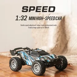 1:32 Indoor Outdoor RC Remote Control 20Km/h Car High-Speed Four-Wheel Drive 2.4GHz Drift RC Racing Car Buggy Toy Birthday Gift