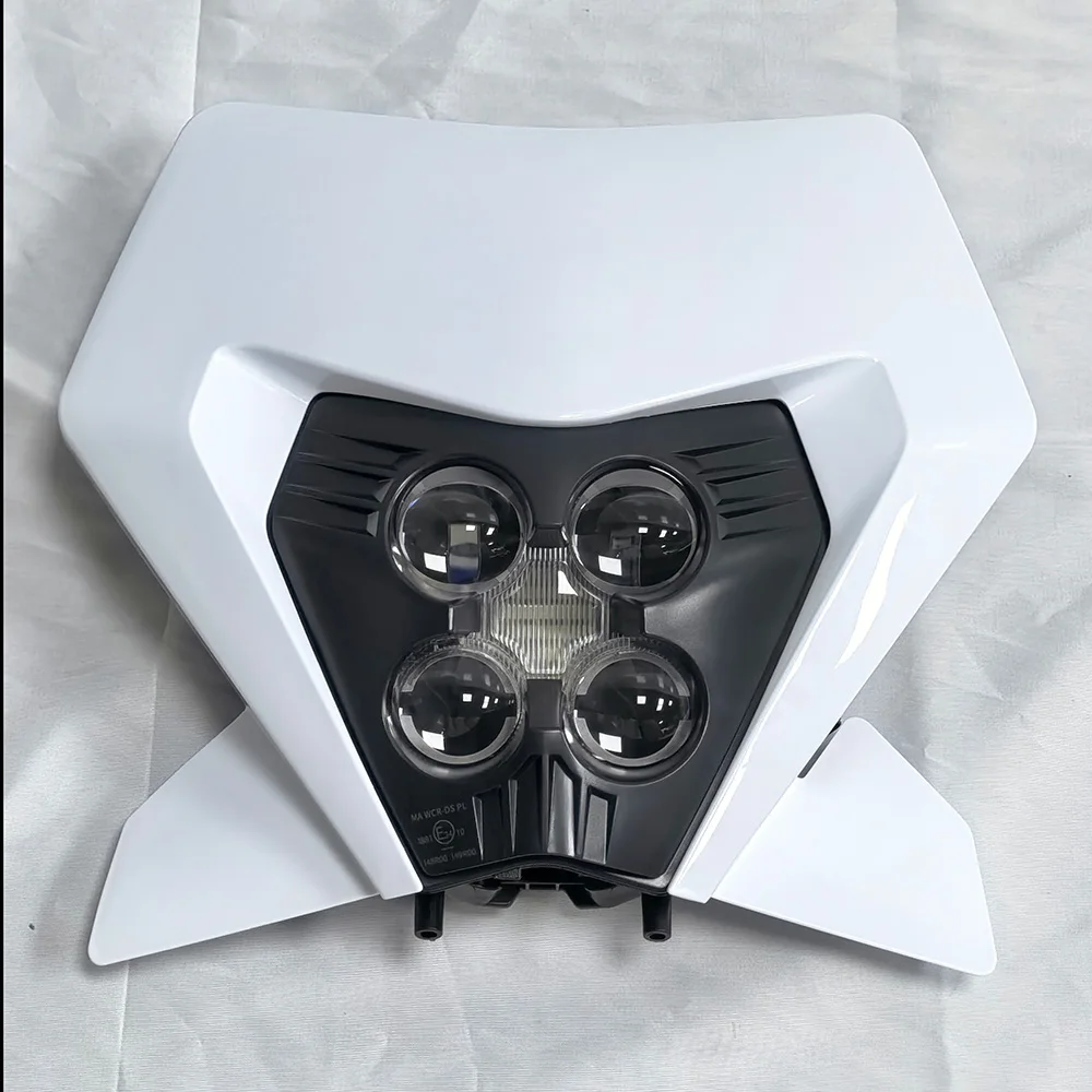 For KTM 2024-2026 EXC EXC-F 125 150 200 250 300 350 400 450 500 XC-W XCF-W XW-F LED Headlamp Mask Motorcycle Light Assembly E24