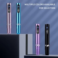 Pluma de tatuaje inalámbrica, pistola de tatuaje rotativa con potencia de tatuaje, Motor Sin Núcleo, pantalla LED Digital, equipo de tatuaje para artistas de tatuajes
