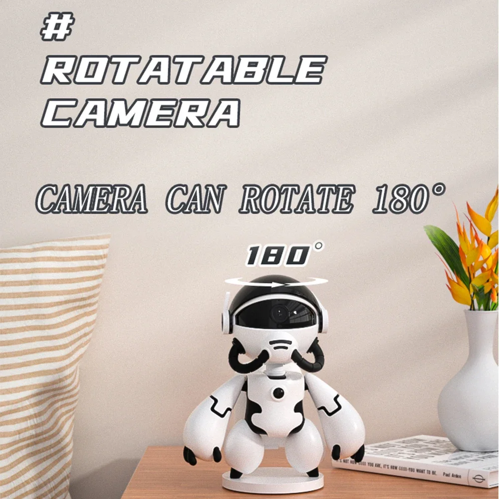 1080P Astronaut Robot Camera Wireless Wifi Webcam IP Cam Baby Monitor Home  Security Surveillance Night Vision Video Recorder