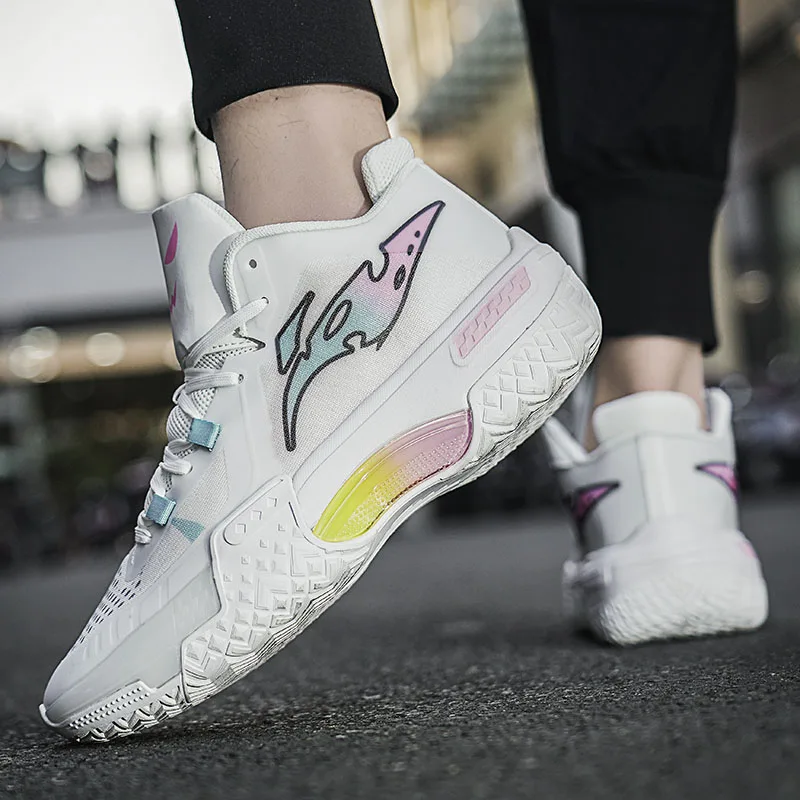 أحذية كرة السلة Wild Ao للرجال أحذية رياضية قتالية أصلية عالية الجودة خارج عدم الانزلاق ماصة للصدمات أحذية رياضية غير قابلة للانزلاق #4