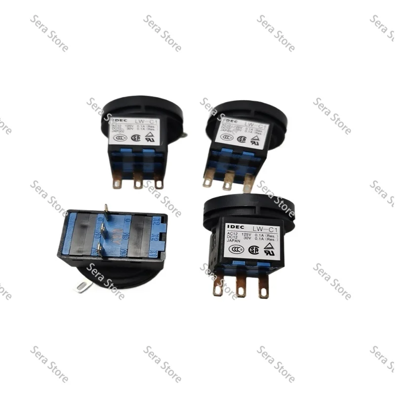 New Original Japanese Izumi IDEC Button Switch Holder, One Normally Open and One Normally Closed, in Stock