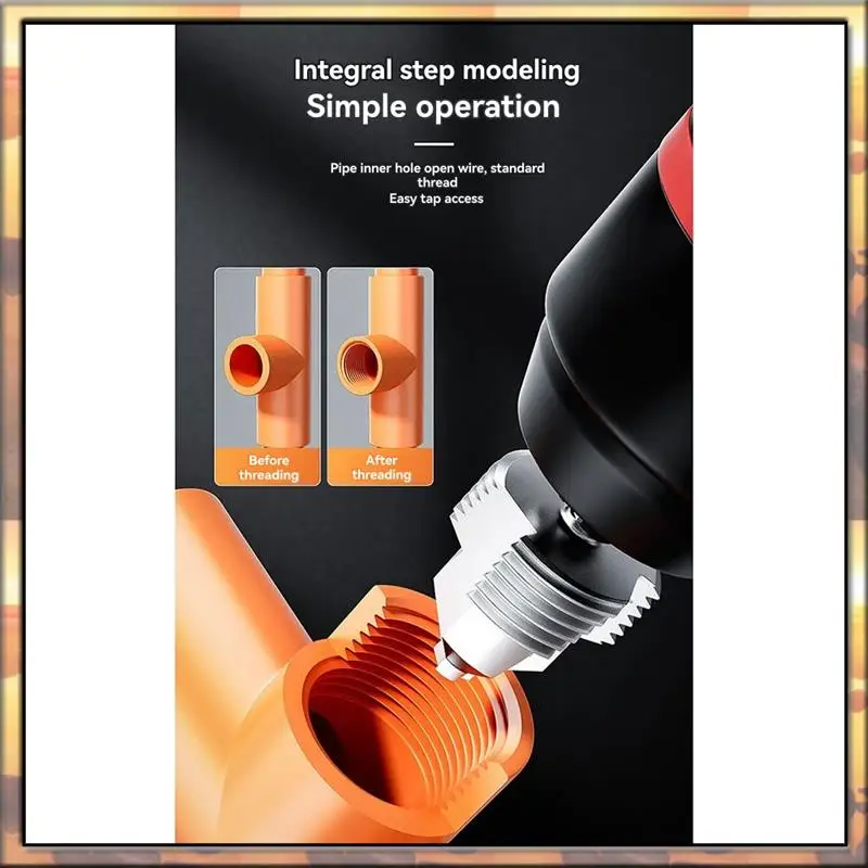 

AS59 6 Points Water Pipe Hole Puncher Ppr Lifting Step Drill Hexagonal Handle Water Pipe Connection Tool