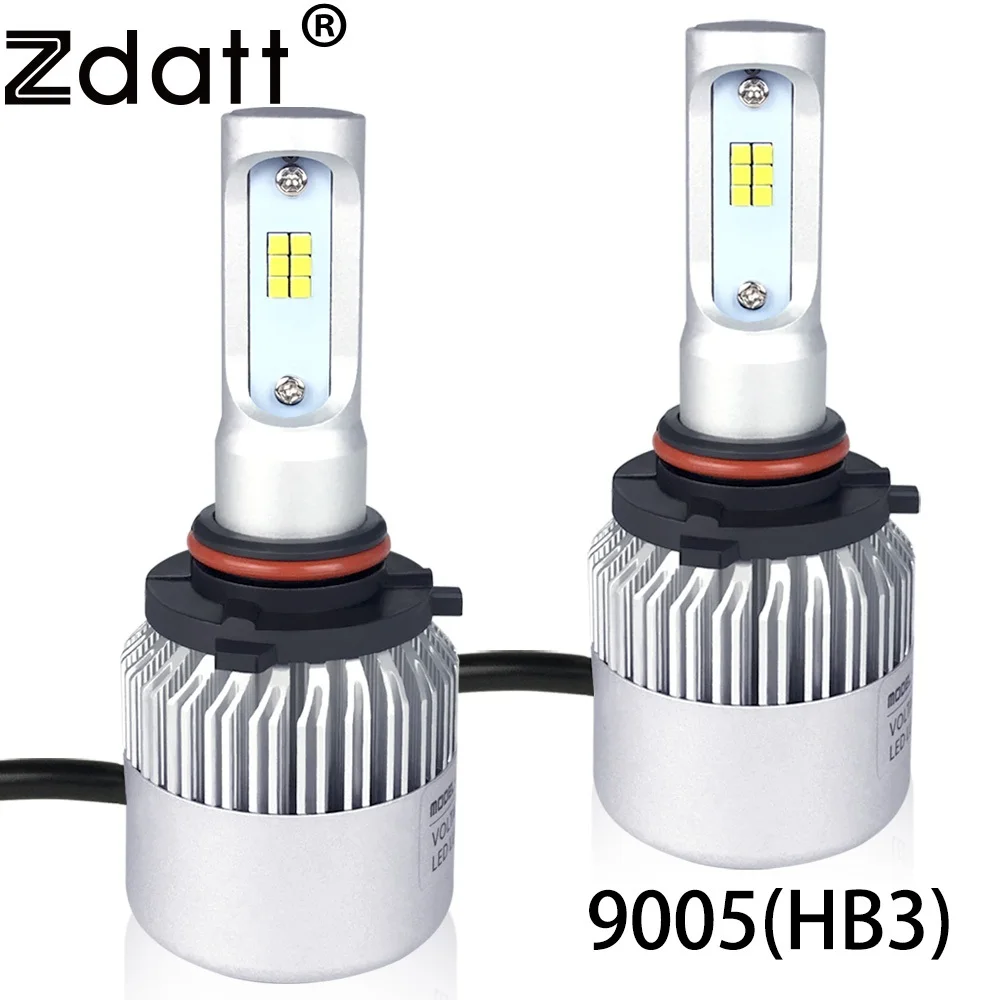 

Zdatt H1 H7 H11 9006 HB4 H4 9005 HB3 лампа для автомобильных фар головного света 72 Вт 6000 лм K Турбовентилятор 12 В 24 В