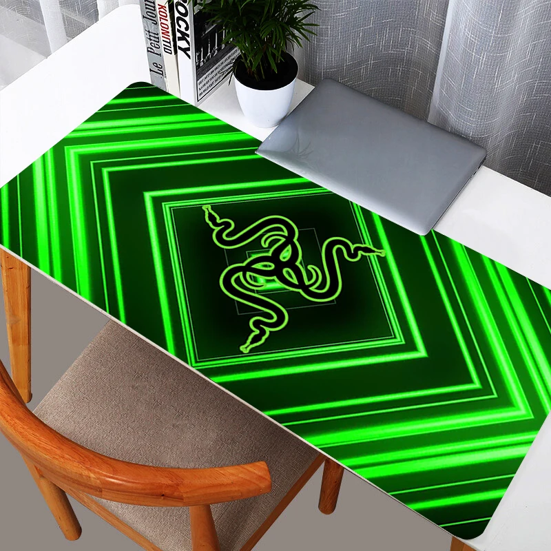 RAZER لوحة ماوس كبيرة ألعاب لوحة المفاتيح ماوس الكمبيوتر حصيرة مكتبية لوحة الألعاب ألعاب مكتب ماوس الحصير ل CS GO LOL 900x400