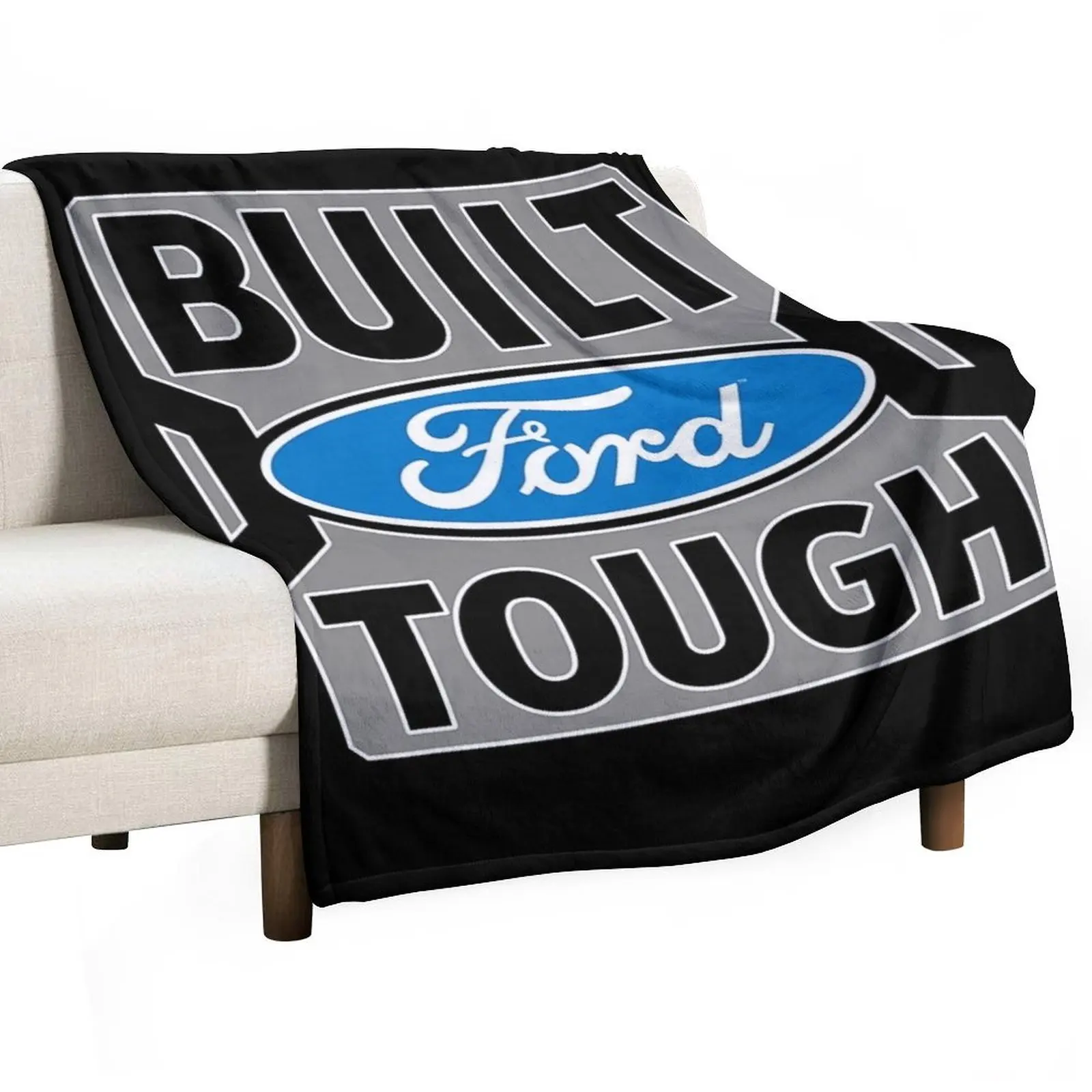 Ford Trucks Built Ford Tough Throw Blanket For Decorative Sofa Flannels Loose Blankets