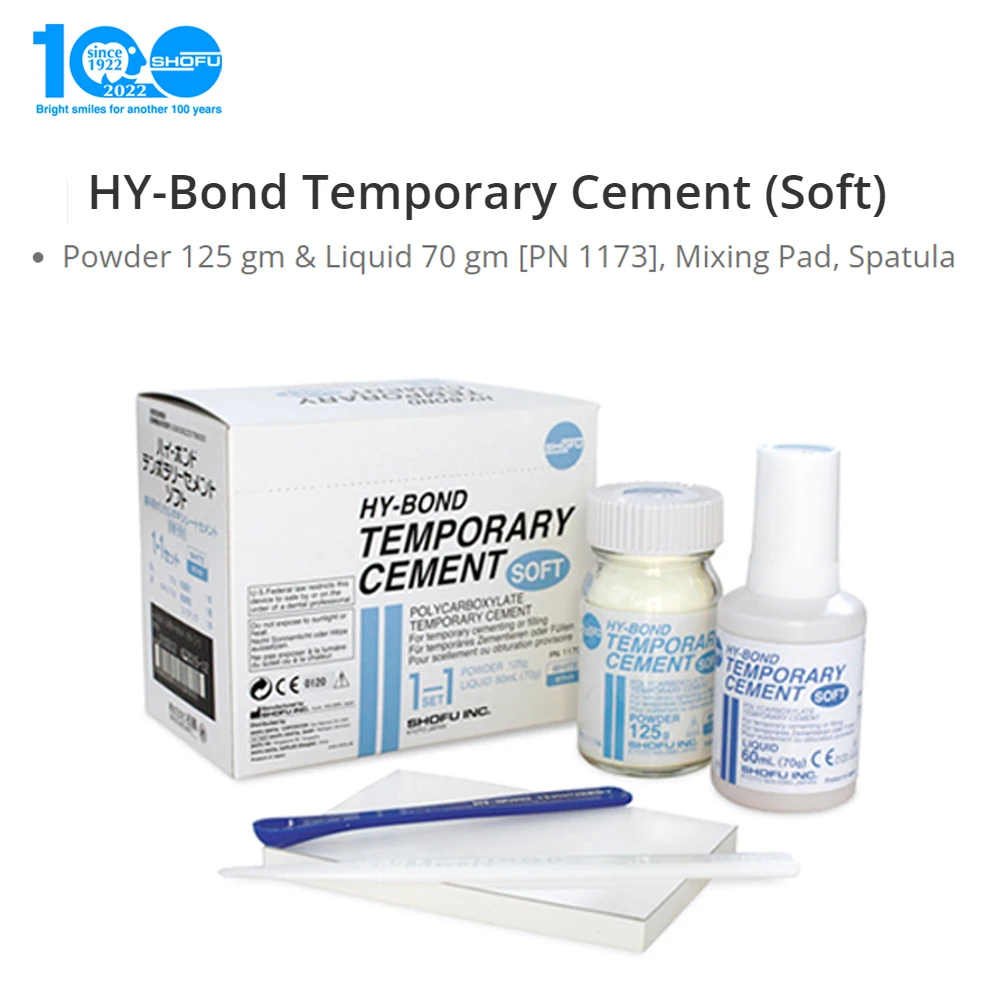 

Dentistry Materials Shofu Hybond Temporary Cement Dental Temp Glue For Teeth Crown Non-eugenol Adhesive Clinic Dentist Products