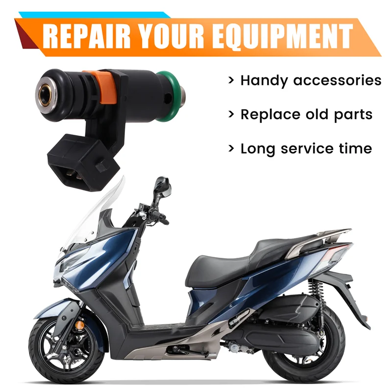Injektor Bahan Bakar Sepeda Motor 39300-LEB2-800 39300LEB2800 39-049 39049 untuk Kymco Dink Street-X59A