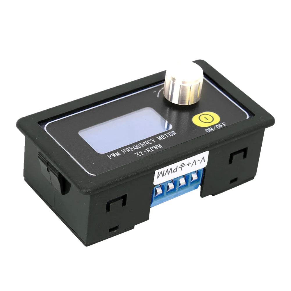 

XY-KPWM Signal Generator PWM Frequency Meter DC 3.3V-30V 5-30mA 1Hz-150kHz Adjustable Pulse Duty Cycle LCD Display