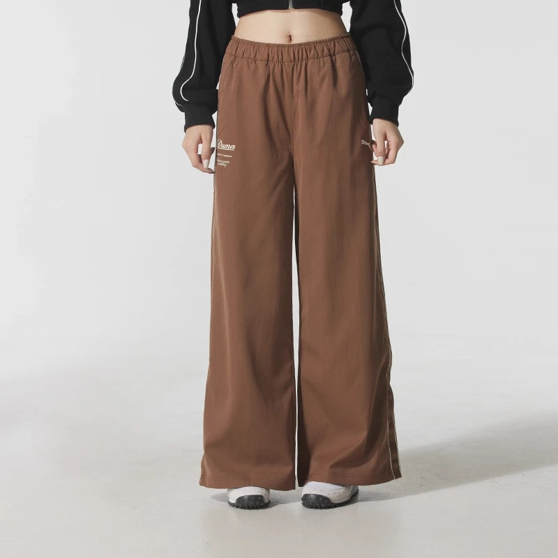 

Puma Коричневые женские брюки Спортивная одежда Повседневные брюки 63572185